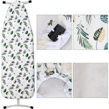 Strijkplankhoes, 120 x 40 cm, voor stoomstrijkijzer, strijkplankovertrek van 100% katoen met extra dikke bekleding voor strijkoppervlakmaten 120-128 x 40-48 cm