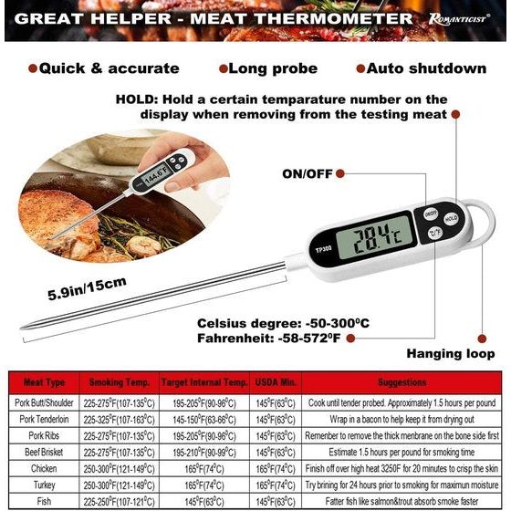 21 stuks grillbestek, koffer + BBQ thermometer, roestvrij staal, grill-accessoires, grillset voor mannen, papa en vrouwen