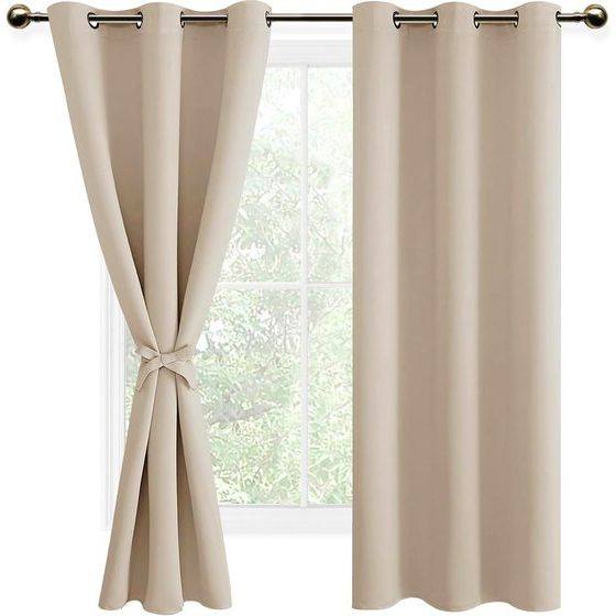 Gordijn, 160 x 106 cm ,beige