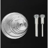 messen van snelstaal voor multifunctionele gereedschappen voor roterend gereedschap; 8 kleine cirkelzaagbladen van staal voor het zagen van hout, kunststof en metaal