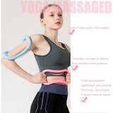 stretchring, 3 stuks, yoga-ring, pilates, cirkels, volledige lichaamstraining, fitness, cirkel, stretching, trainingstool voor dijen, buik en benen (roze, blauw, paars)