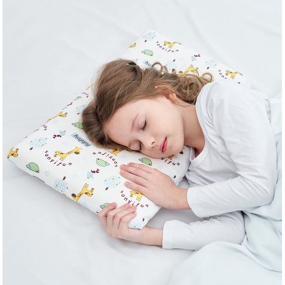 Kinderhoofdkussen 30x50 Oeko-Tex Memory Foam kussen met zachte katoenen overtrek