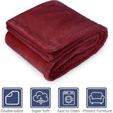 Fleece huisdierdeken pluizig wasbaar Sherpa pluche knuffeldeken hondenbed voor honden puppy's katten, 152 x 127 cm