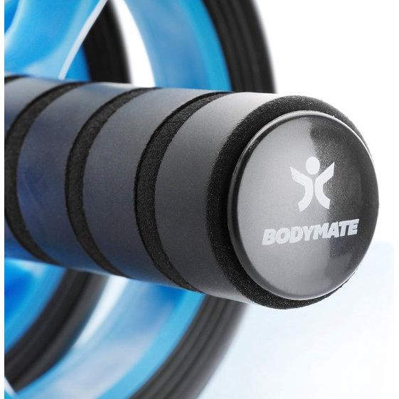 Roller Classic, buiktrainer voor het versterken van de kernspieren, fitnessapparaat voor thuis, buikspiertrainer inclusief kniebeschermer, 28 x 16 cm (L x Ø)