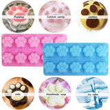 RVS Dog Paw & Bone siliconen mallen Food Grade siliconen mallen (roze en blauw) Verschillende maten Dog Bone Cookies voor chocolade