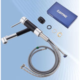 Keukenkraan 360 ° draaibare waterkraan uittrekbaar roestvrij staal geborsteld hogedruk eenhands wastafelarmatuur 2 straalsoorten mengkraan ( - chroom en matzwart)