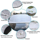 DIAOCARE Voorruitafdekking voorruitafdekking vorstafdekking, winterafdekking, magnetische anti-sneeuw, windvorst,