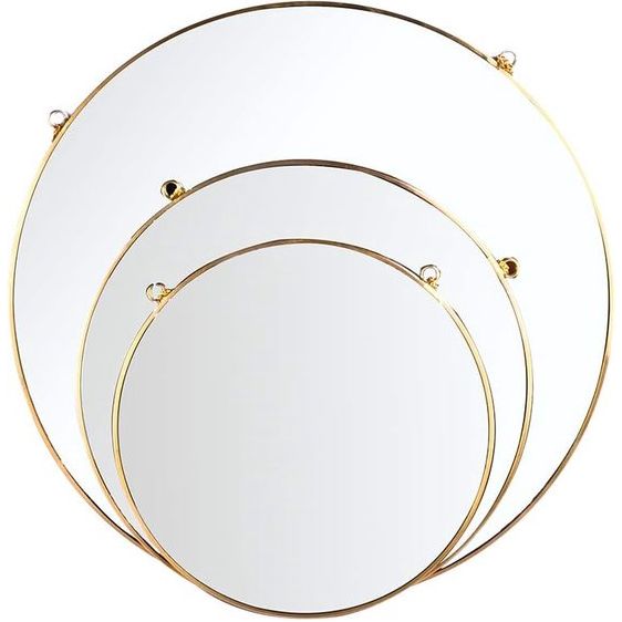 Ronde gouden geometrische vintage hangende wandspiegel met ketting voor badkamer slaapkamer woonkamer 15,7 inch Vertaling: Ronde gouden geometrische vintage hangende wandspiegel met ketting voor badkamer slaapkamer woonkamer, 15,7 inch.