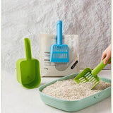 Kattenbaklepel, kattenveeglepel, duurzame kattenbakschep voor het reinigen van kattenzandtoiletten, schoonmaakhulpmiddelen voor huisdieren, katten, kittens, huisdieraccessoires, groot, 8 x 11,5 x 28 cm (groen)