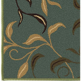 Ottohome-collectie, eigentijdse antislip loper in bladerdesign, zeegroen, 57 x 210 cm Ottohome-collectie, eigentijdse antislip loper met een bladerdesign, in de kleur zeegroen, 57 x 210 cm.