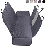 Hondenstoelhoes voor de achterbank met kijkvenster, robuuste en gewatteerde hangmat, autostoelhoes met zijkleppen, universele pasvorm voor de meeste auto's