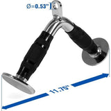 Machineaccessoires, uittrekbaar (optie): tricepstouw, afzonderlijke D-greep, V-vormige stang en roterende rechte staaf.