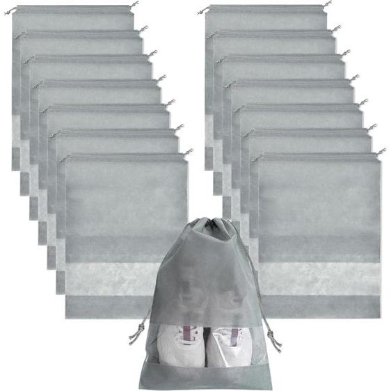 14 Schoenentassen Reisschoenentas met trekkoord Schoenentas Reistas Mesh tas Stofdichte schoenentas Schoenentas Schoenentassen Reisschoenentas voor schoenen Opbergtas Dagelijks