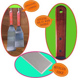 Stainless Steel Grill Spatula Set - Heavy Duty Long Plancha Spatula, Burger Smash Spatula, Chopper / Scraper with Solid Wood Handle, Ideal for Grill, Teppanyaki, Kitchen