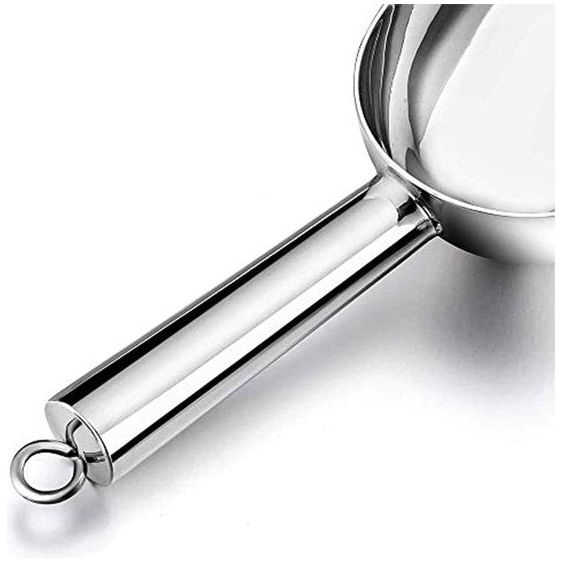 IJsschep, 3-delige set, roestvrij staal, afweegschep, meelschep, voederschep, zakschep, vulschep voor keuken, bar, buffet, feest, tuin, veelzijdig en vaatwasmachinebestendig, 3/5/8 oz