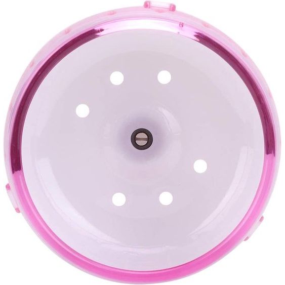 Hamster wiel hamster wiel Ø 11.5 Silent Plastic Wiel voor Hamster Gerbil en Rat (Roze)
