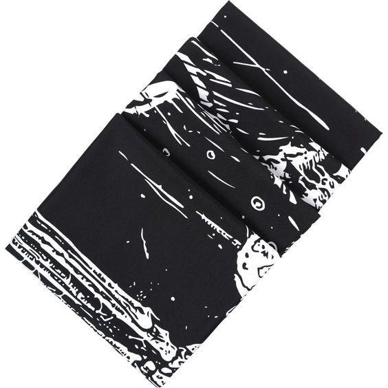 wandtapijt, menselijke schedel wandtapijt, zwart en wit wandtapijt, esthetische stijl, gothic wanddoek, slaapkamer huisdecoratie wanddoek, polyester 150 cm x 130 cm