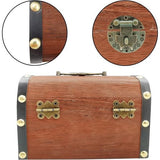 Hoogwaardige materialen: vintage houten schatkisten zijn handgemaakt door timmerlieden van hoogwaardig hout