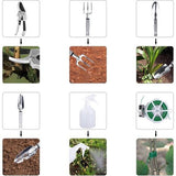 Tuin Gereedschap Set Outdoor Onkruid Verwijderen Heavy Duty Roestvrij Tuinieren Apparatuur Cultivator Transplanteren Wieden Vork Weed Hark