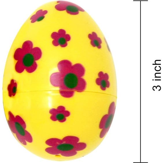 36 stuks bedrukte paaseieren, lichte kleur, paaseieren om te vullen, voor Pasen, feestaccessoires, paasmand vulling, klaslokaal, kinderspeelgoed en verrassingscadeau (White-001)