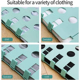Kledingvouwplank, kledingmap, wasvouwplank, overhemdenmap, T-shirtvouwhulp, kleding voor volwassenen, broeken, wasgoed-T-shirtorganizer, Nordic Green