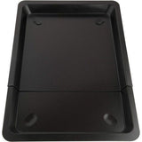 Uitschuifbare bakplaat / zwarte universele ovenplaat van hoogstaand staal / dubbele antiaanbaklaag / ovenplaat verstelbaar van 37-52 cm