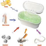 2 x vuilnisemmer auto met 120 stuks auto-afvalzakken, automatische afvalemmer, kleine auto-afvalemmer met deksel, hangende opbergdoos, auto-accessoires (roze)