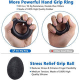 Handtrainer vingertrainer (set van 6) counting onderarmtrainer trainingsset, handgrijper met instelbare weerstand, 2-vinger-trainingssessie, vingerafstand, greepring