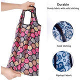 10 stuks herbruikbare boodschappentas, 59 cm x 38 cm milieuvriendelijke boodschappentassen, opvouwbare boodschappentas, opvouwbare boodschappentassen, draagbare boodschappentas, duurzaam, waterdicht, machinewasbaar