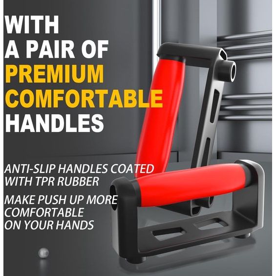 Opvouwbaar 41-in-1 push-up board met teller, brede push-upplank met handgreep voor spiertraining en krachttraining, 41 combiposities