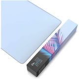 XXL Speed Gaming Muismat Titanwolf 900 x 400 mm-XXL muismat placemat large-verbetert precisie en snelheid-tropisch motief-palm pastel