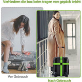 Kofferriemen, 4 stuks, verstelbare kofferband met adresplaatje, 2 kleuren, kruisband, kofferbanden voor koffermarkering, reisaccessoires, bagageriem, bagageriem voor veilig sluiten