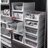 Opbergdoos, wit, kast, organizer, kledingkast, organizer, opbergmand, opbergsysteem, stapelboxen, kist, kunststof kast, keukenkast, organizer, vouwdozen