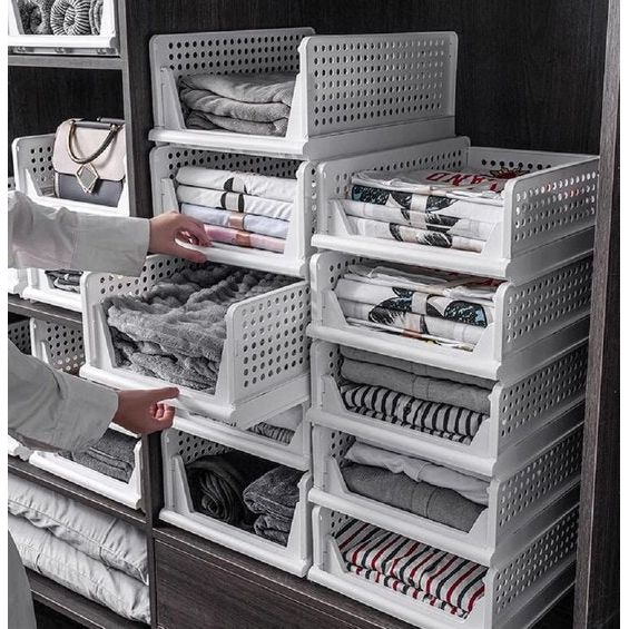 Opbergdoos, wit, kast, organizer, kledingkast, organizer, opbergmand, opbergsysteem, stapelboxen, kist, kunststof kast, keukenkast, organizer, vouwdozen