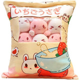 1 zakje dierensnackkussen Kawaii beer dier mini-snackkussen voor tieners 1 bag of animal snack cushions Kawaii bear animal mini-snack cushion for teenagers