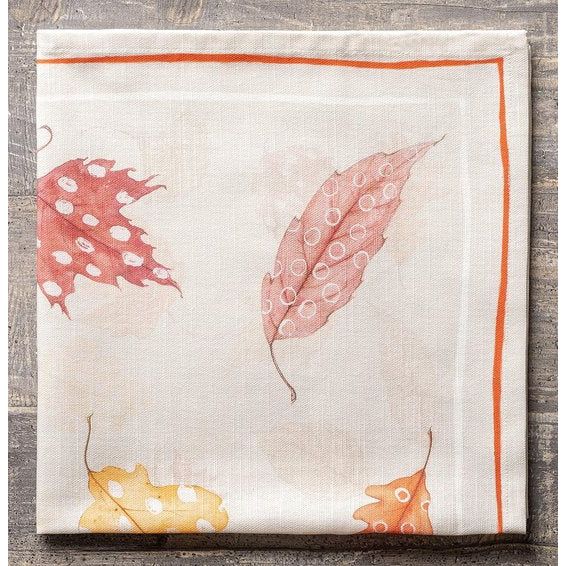 Colors of Autumn 100% kat, licht en comfortabel, set van 4 servetten, perfect voor familiediners | bruiloften | piep | thuis | Thanksgiving / Kerstmis (45cm x 45cm)