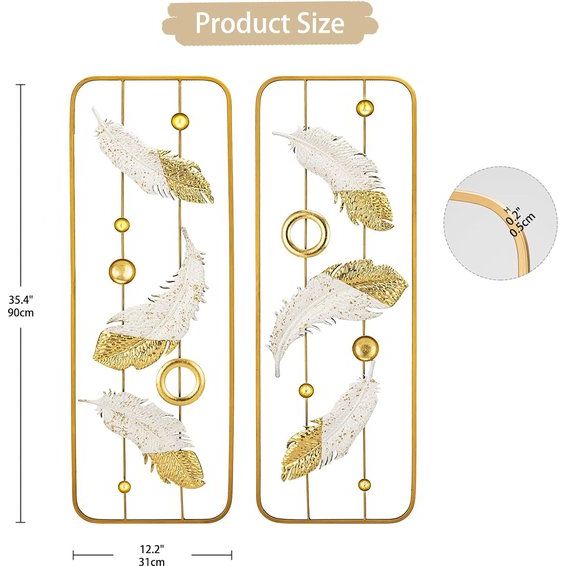 Set van 2 wandsculpturen vierkante wanddecoratie metalen wanddecoratie decoraties 3D metalen afbeeldingen moderne kunstwerken voor thuis woonkamer eetkamer slaapkamer keuken gang, type 3