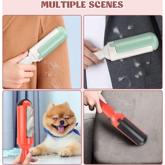 Dierenhaarverwijderaar, pluizenroller, dierenhaar, kattenhaarverwijderaar, hondenhaarverwijdering, pluizenborstel, herbruikbaar voor dierenhaar, kattenhaar, banken, bedden, kleding, tapijten