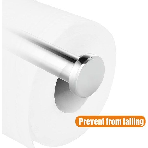 Toiletpapierhouder, wc-roestvrij staal, wc-rolhouder voor keuken en badkamer, toiletpapier, chroom