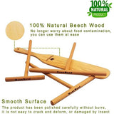 Pannenkoekenmaker - crEpes spatel - 4-delig hout (18", 13", 9" spreider en 30 cm lange houten spatel) praktische maten voor elke crEpefan - 100% natuurlijke en hoogwaardige crêpes maker