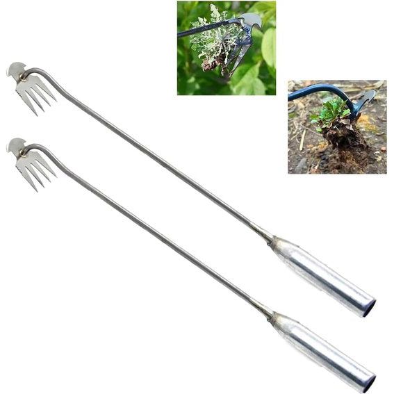 2 stuks onkruidsteker, ontworteling wieden gereedschap, tuinieren, onkruidsteker, tuinieren, handonkruidsteker, onkruidwieden, gereedschap voor tuinieren met handvat