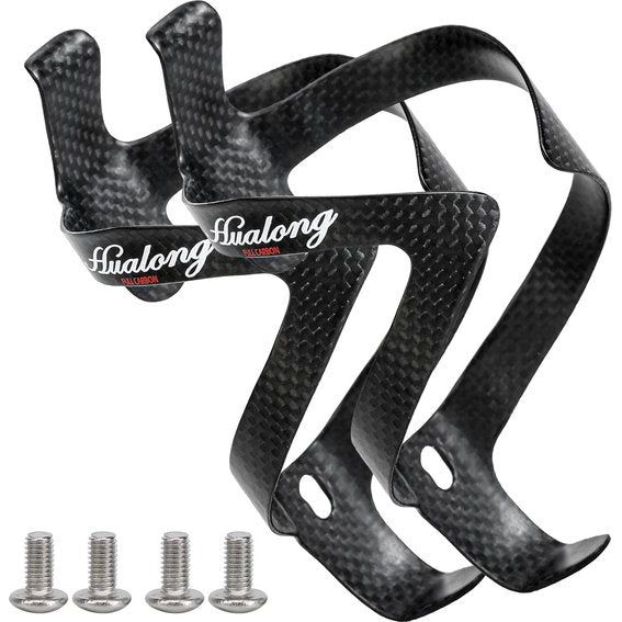 2 stuks 3K volledig carbon flessenhouder ultralichte en sterke drinkflessenhouder bekerhouder voor racefiets MTB fietsen