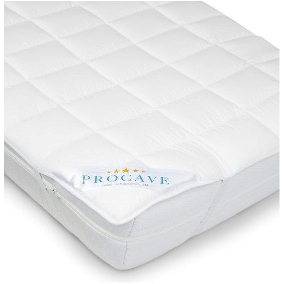 matrasbeschermer met elastische banden, 200x220cm = mattress protector with elastic bands, 200x220cm