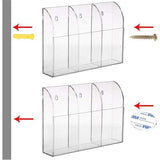 Acryl Organizer met Afstandsbediening Acryl Transparante Afstandsbediening Organizer Afstandsbediening Wandmontage Opbergdoos