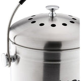 compostbak voor keuken, roestvrij staal, geurloze biologische bak