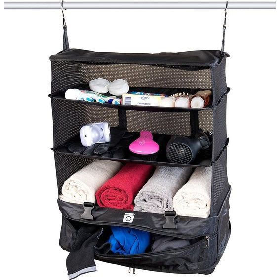 Inpaktassen Koffer: XXL Kofferorganizer, Hangende Verpakkingskubus, 45 x 64 x 30 cm (Reisorganizer, Kofferorganizer Tas, Hanger)