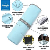 Microvezel handdoek, voor sauna, fitness en sport - strandhanddoek, sporthanddoek - 140x70cm - Turqoise