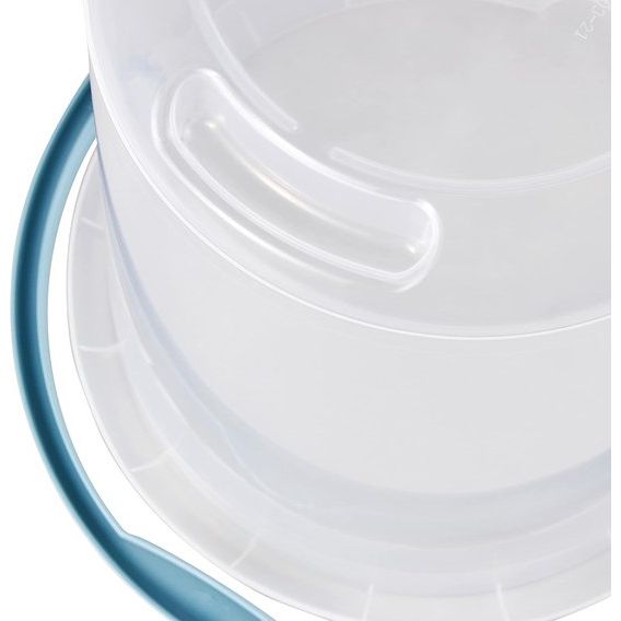 Emmer met geïntegreerde meetschaal en ergonomische handgreep, 10 l, Mika, natuurtransparant