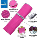 Microvezel handdoek, voor sauna, fitness en sport - strandhanddoek, sporthanddoek - 50x30cm - Fuchsia