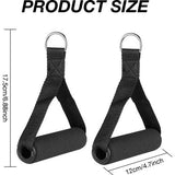 Handgrepen voor fitnessbanden, voor weerstandsbanden, krachttraining en cardio-training, fitnessapparaten, 6 stuks eenhandsgreep, weerstandsbanden, accessoires, vervanging, training aan kabel,